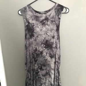 Mid length tank top dress